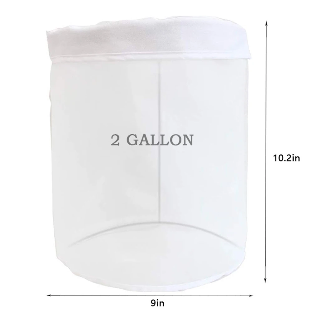 Plant Filtration Bag 2/5 Gallon Filter Bag Nylon Bubble Bags Plants Herbal Essence Extractor Plant Residue