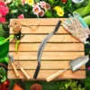 Bark Debarking Scraper Anti-skid Handle Log Scraper Gardening Bark Removal Tool 3
