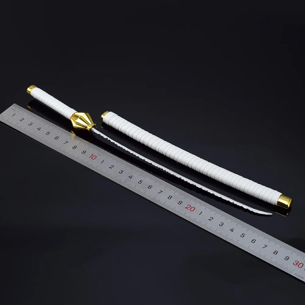 26cm Bleach Anime Weapon Model Nozarashi Katana Toy Knife Toy Sword Cosplay Metal Toy Game Peripheral Kids Toy Gifts for Boys