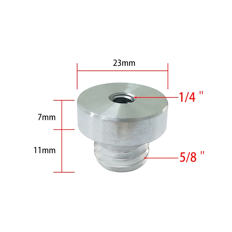 Thread adapter 1/4" or 5/8" Tripod Adapter Connection for 1/4" and 5/8" Threaded Line Laser Level Rangefinder tripod or Camera