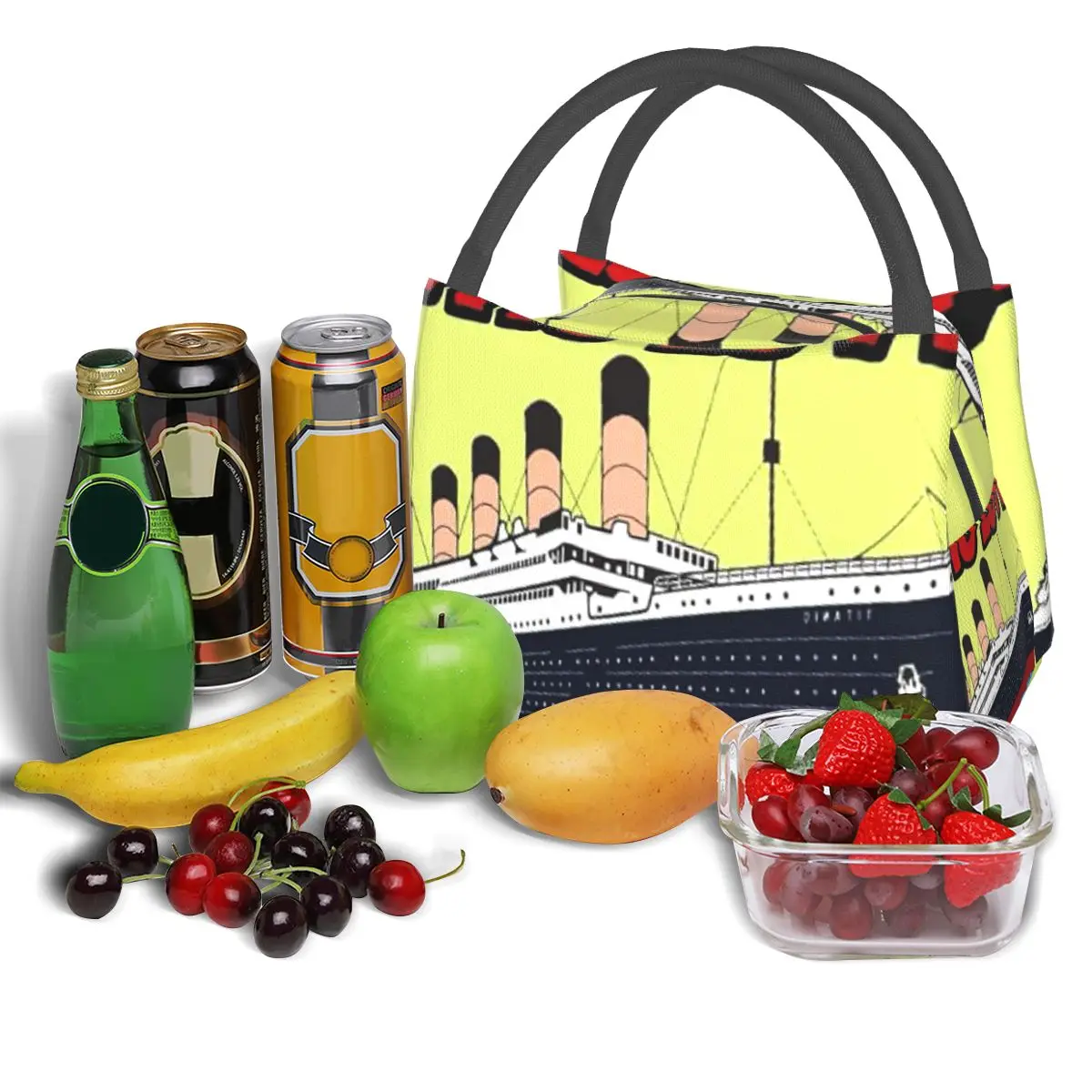Just A Boy Who Loves Titanic Portable insulation bag for Cooler Thermal Food Office Pinic Container