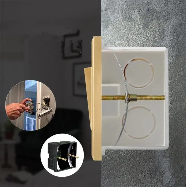 86 Type Wall Switch Socket Mount Box Repair Tool Secret Stash Switch Cassette Repairer Support Rod Electrician Accessories 10pcs