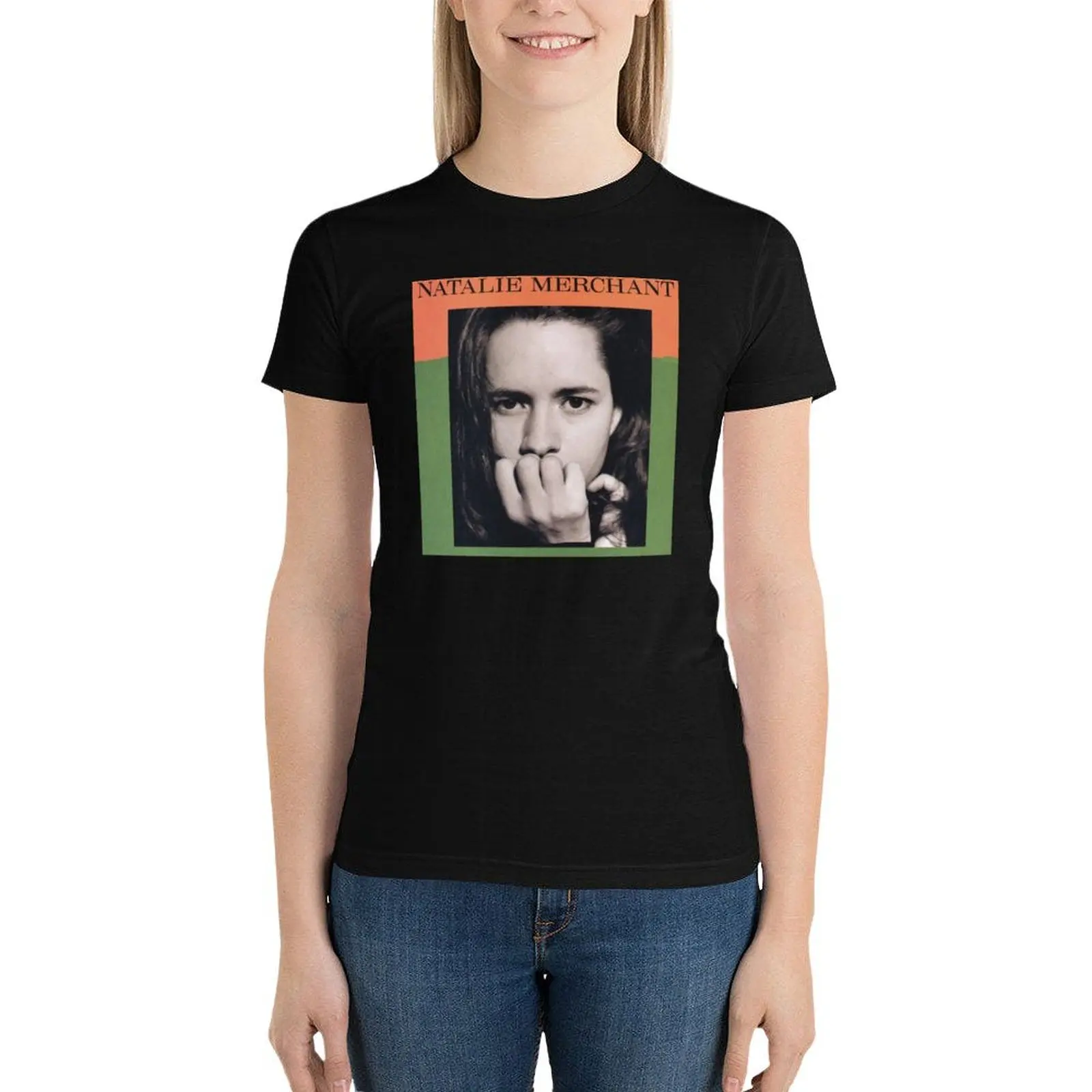 Natalie Merchant T-Shirt female Aesthetic clothing graphics t shirts for Women graphic