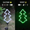 Christmas Tree Solar Lights Fluorescent Plug-in Garden Decorative Light Outdoor Waterproof Artificial Christmas Tree Decor 3