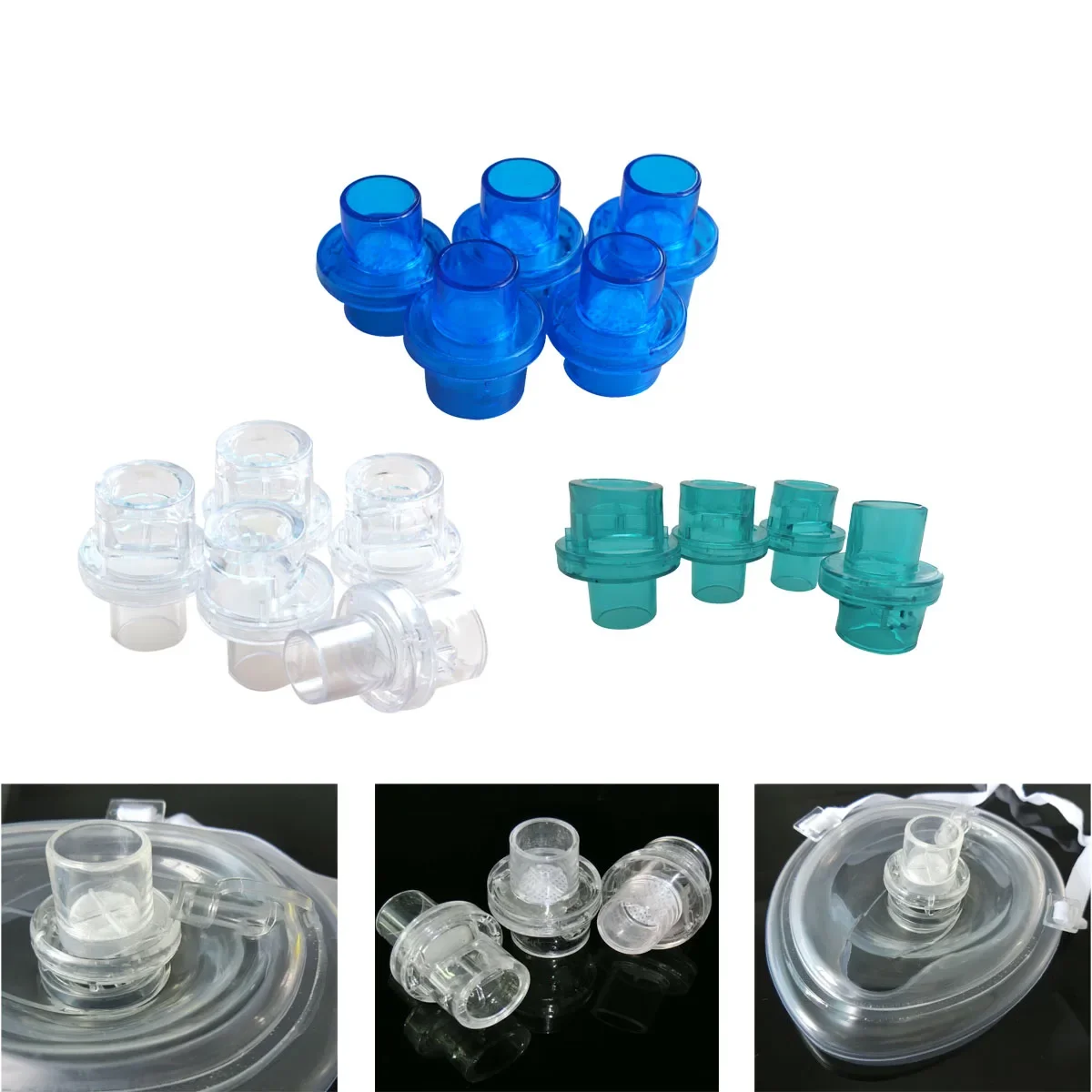 

1000Pcs/lot Valve For Cpr Training Mask Mouth to Mouth Breathing Rescue One-Way Valve Cpr First Aid Training Dia 22mm 3 colors