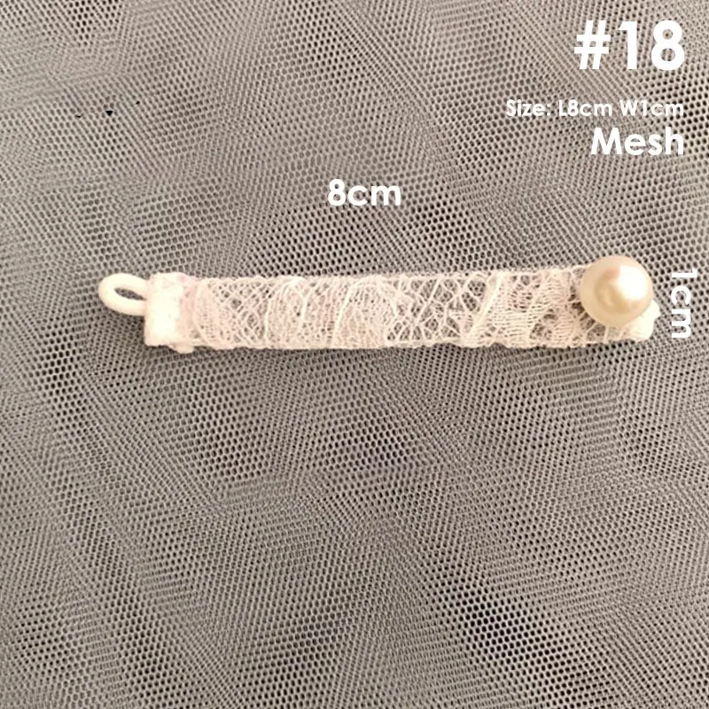 Lace Pearl Button Block Dress Back Extender Bridal Dresses Size Modification Elastic Ribbons DIY Wedding Gown Replacement Parts