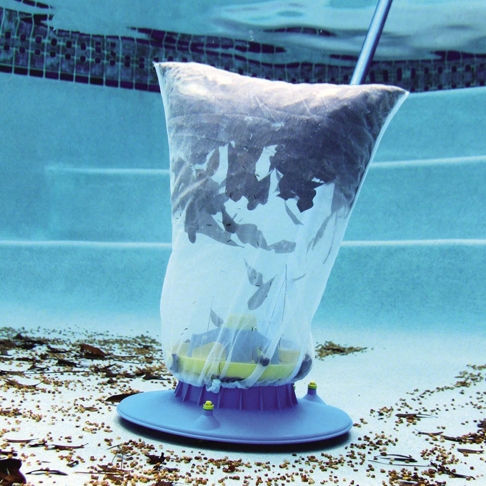 Vacuum Cleaner Robot with Mesh Bag Underwater Cleaning Tool Pool Cleaning Vacuum Cleaner Suction Head for Swimming Pools
