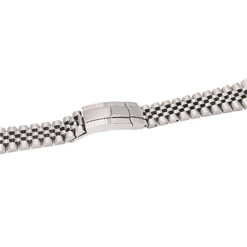 SCHIK 20 21mm Stainless Steel Replacement Wrist Watchband Strap Bracelet Jubilee With Oyster Clasp For Rolex GMT Master II DATE