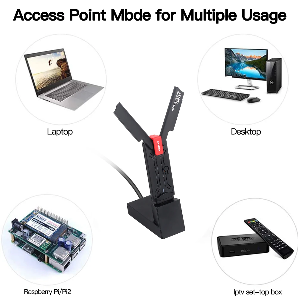 Clé USB WiFi 6 AX - USB-AX56 - 90IG06H0MO0R00