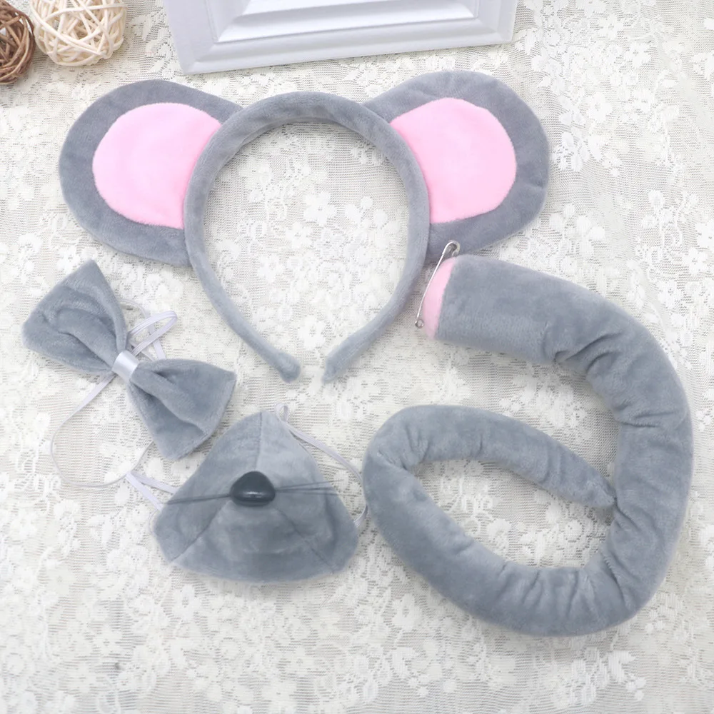 Oreilles de souris ou queue oreilles de souris bandeau queue de