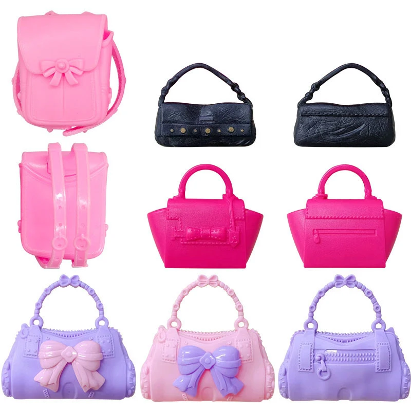 

Miniature Handbag For Dolls Dollhouse Simulation Backpack Decoration Doll Dress Up Accessories Girls Gifts
