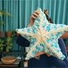 1PCS=100g Puffy Finger Loop Chunky Chenille Yarn Crochet Hand Knitting Soft Circle Rope MicroPolyester Blanket No Needle Hooks 5