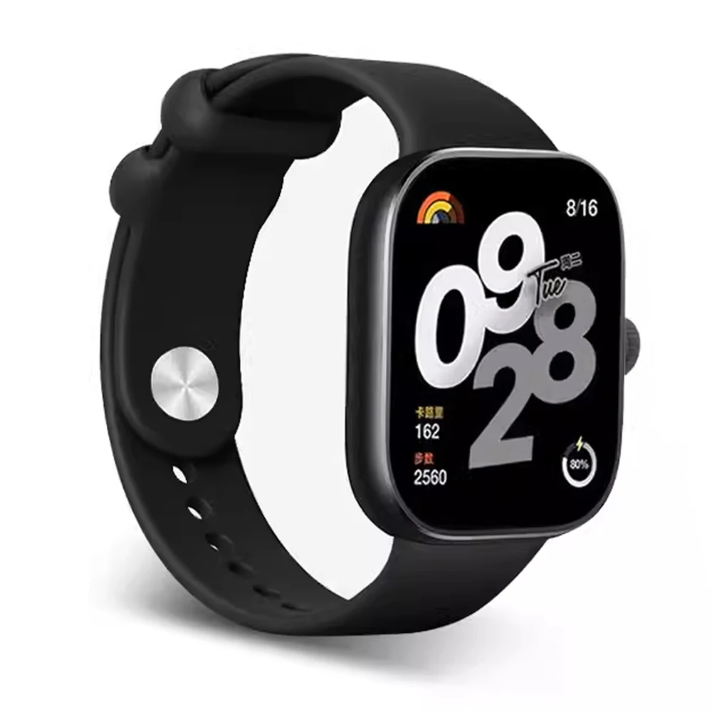 Silicone Smartwatch Replacement Band - Versatile Wrist Strap Accessory