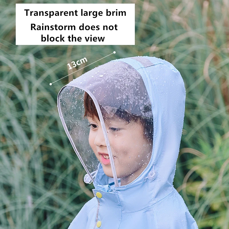 3-20T Kids Boys Girls Rain Jakets Coat Autumn Winter Outerwear Waterproof Hooded with Zipper Design Windbreaker raincoat poncho