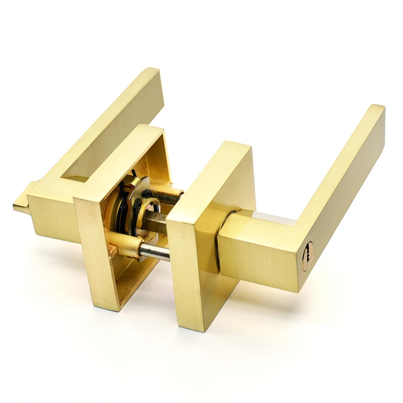 Room Door Handle Lock High-Grade Aluminum alloy Handle Lock Three-Pole Spherical Door Bedroom Bathroom Hardware Accessories door knobs