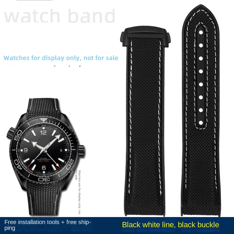 Premium Nylon Waterproof Strap in Orange - 20mm, 21mm, 22mm Sizes