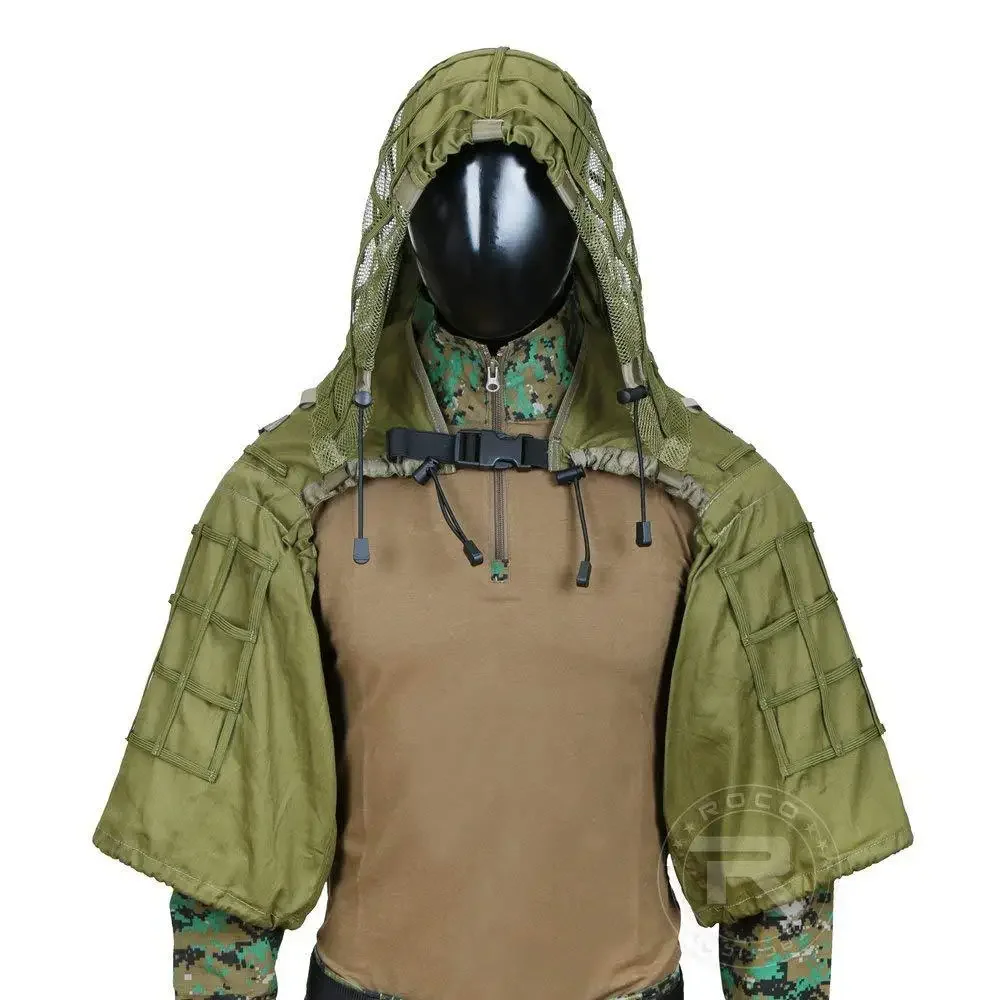 Tactical Vest Foam Board Gili Suit Jacket Airsoft Paintball Multicam Black Camouflage Gen3 Full Zip Up Battle Gear