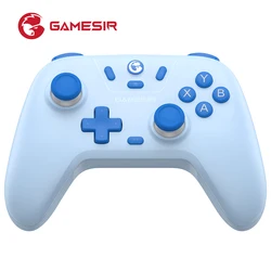 GameSir T4 Nova Lite Wireless Bluetooth Controller with Hall Effect - Vibrant New Color (Blue)