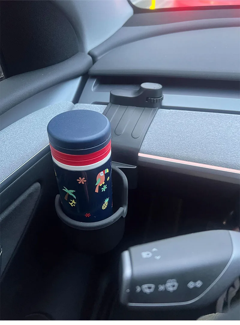 For Tesla Model Y 3 2019-2025 Model Y 2019-2025 Dashboard Water Cup Holder Car