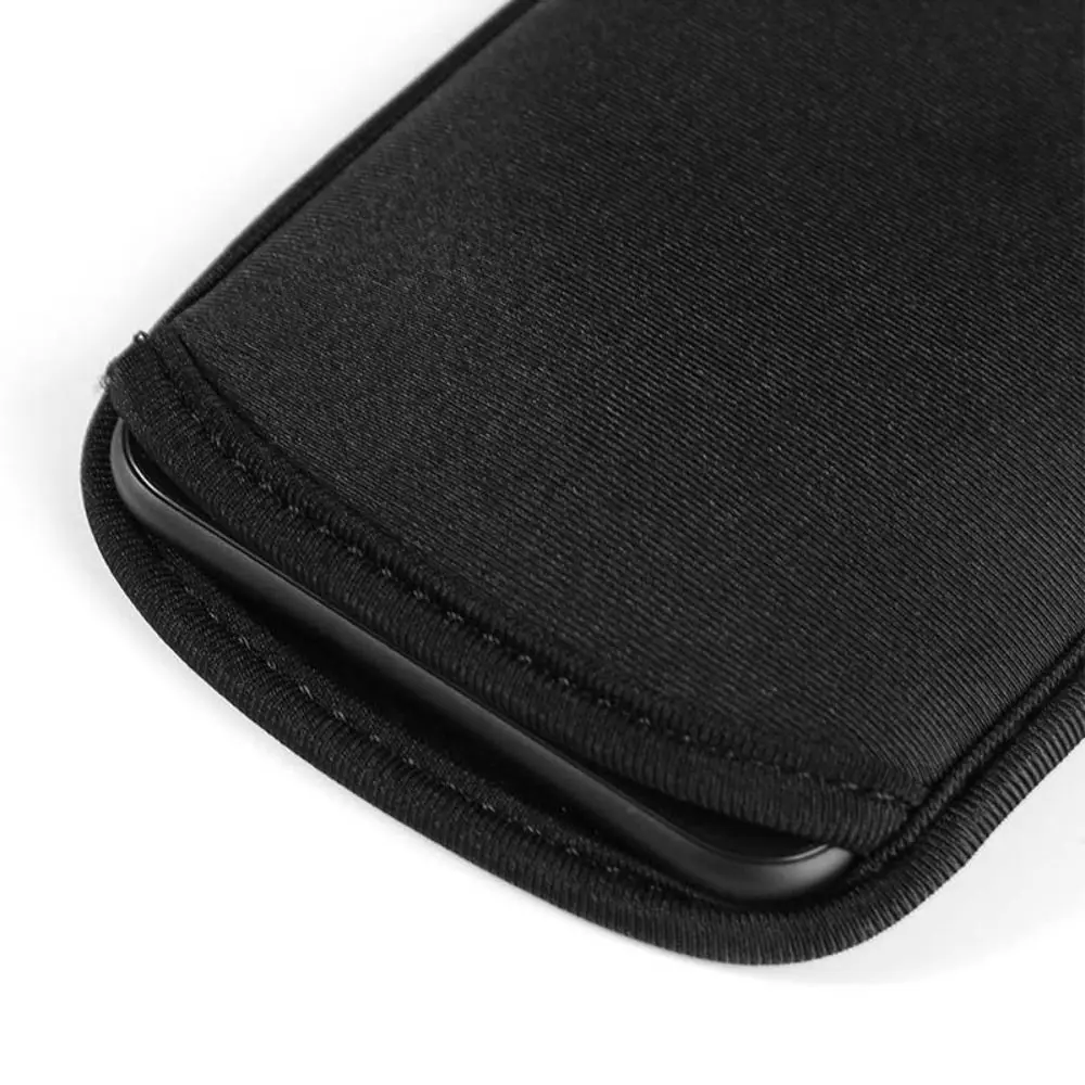 Durable Scratch-Resistant Neoprene Phone Pouch - Black