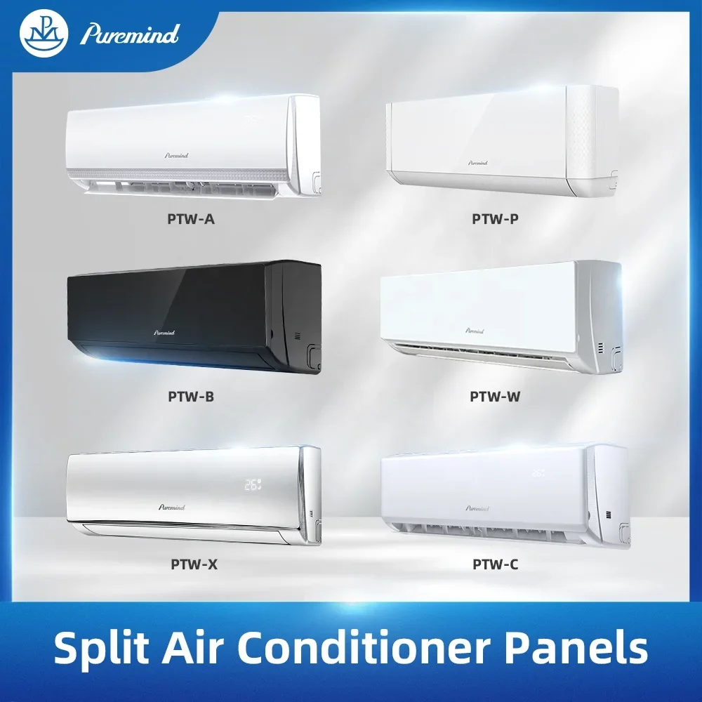 Puremind High Quality 9000btu 12000Btu Split Wall Mounted Air Conditioner R410A R32 Inverter Cooling Fast  Wifi Control OEM 2