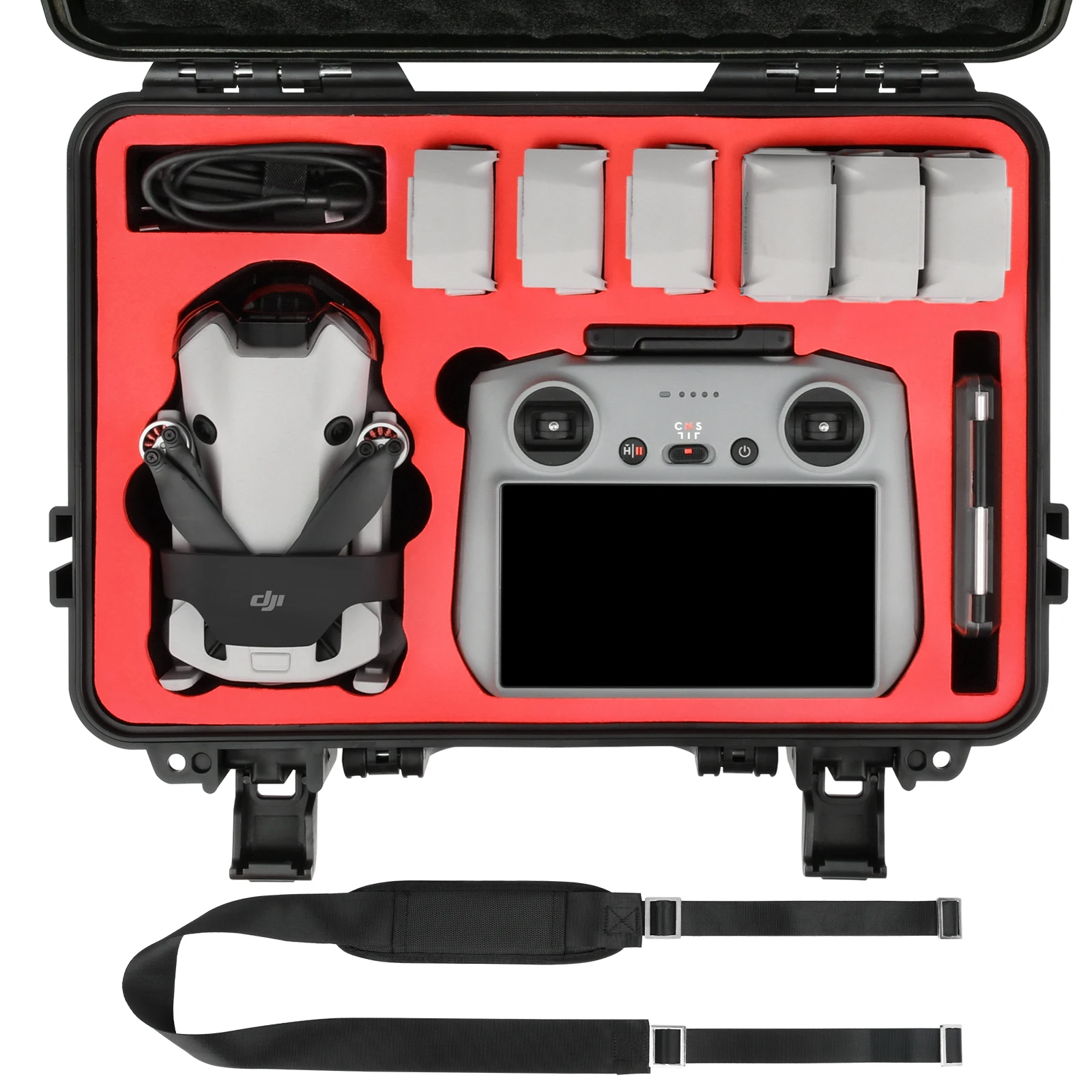 Étui étanche DJI Mini 4 Pro - Coque rigide avec sangle