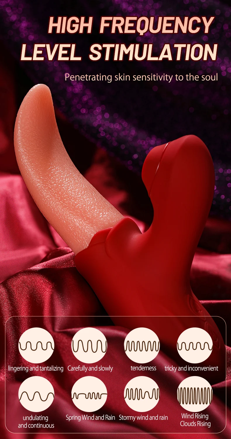 Tongue Vibrator Clitoris Stimulator And Sucking Masturbator_voghion.com