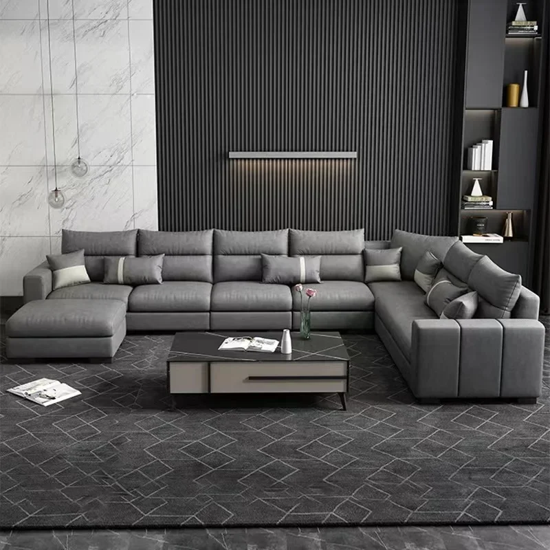 

New Modern Minimalist Technology Fabric Sofa Living Room Apartment Luxury Nordic Imperial Concubine Three-person Suit Online Ce