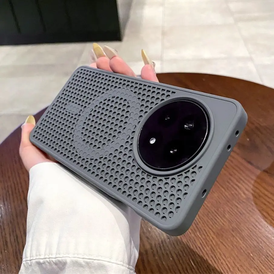 Honeycomb Heat Dissipation Breathable Magnetic Back Cover Case
