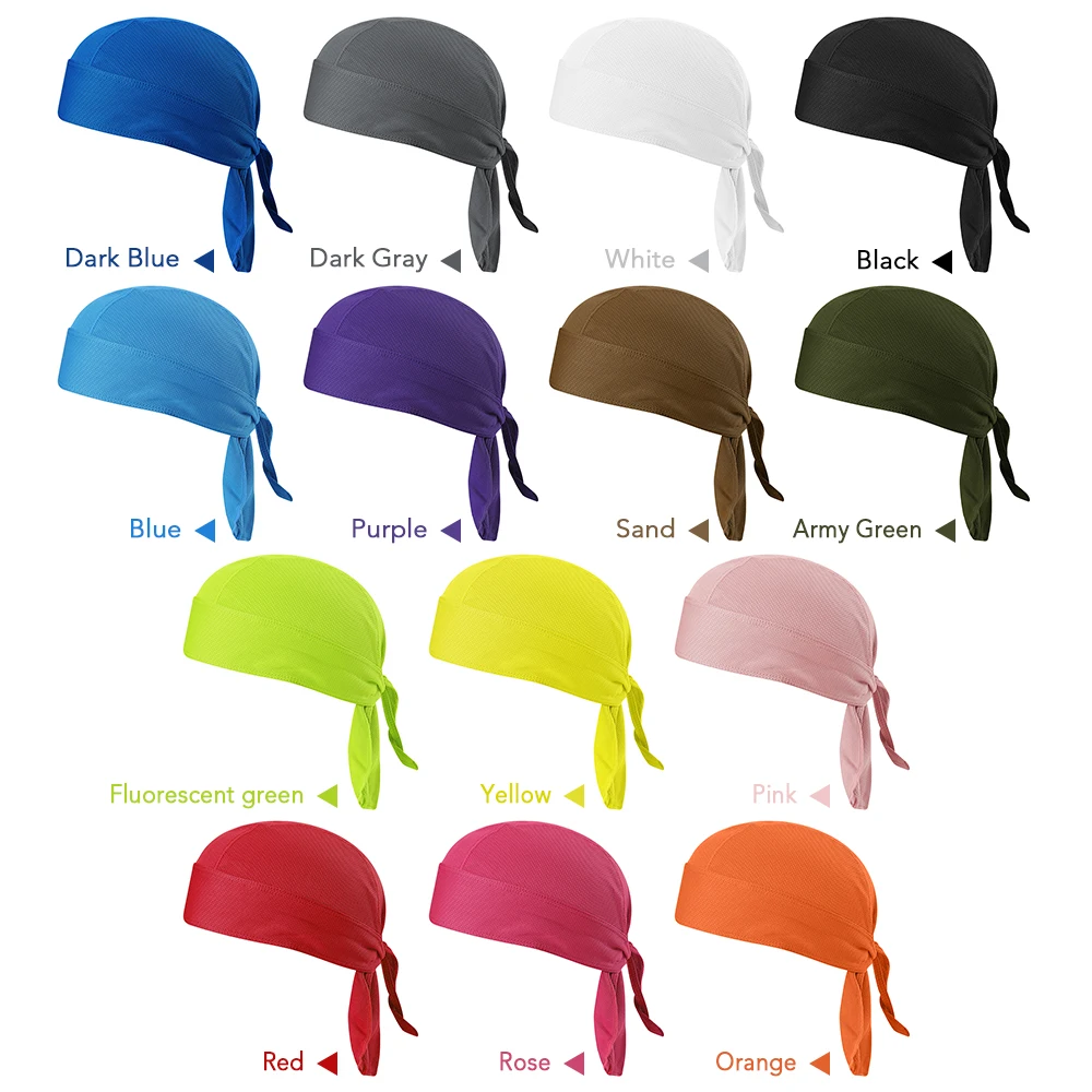 Bicycle Sweat-wicking Cap UV Protection Face Mask Sun-Protective Neck Gaiter Cycle Headscarf Headband Quick-dry Pirate Hat