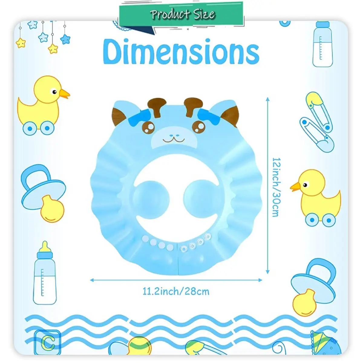 Shower Cap Baby Eyes-Protected Ears-Protected Infant Bathing Protection Hat Baby Hair Washing,hair wash hat,shampoo shower cap