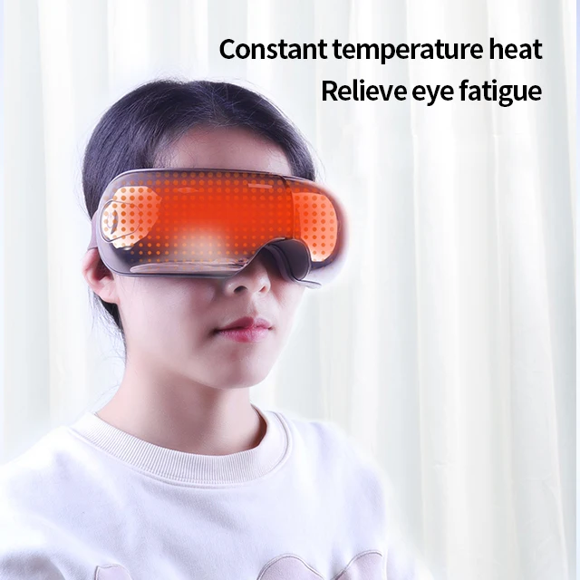 Factory wholesale renpho 4d heating massage AI voice air eye massager vibration office massage 5