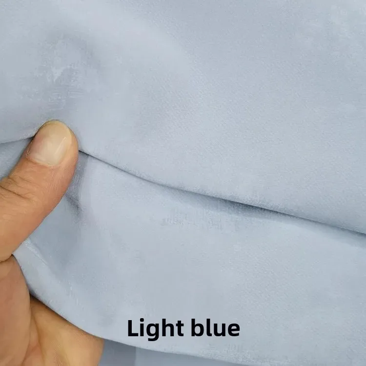Comfortable Soft Velvet Denim Pattern PU Leather Fabric for Cushion Bag Shoe Boot Leather Material Chinese Style Soft