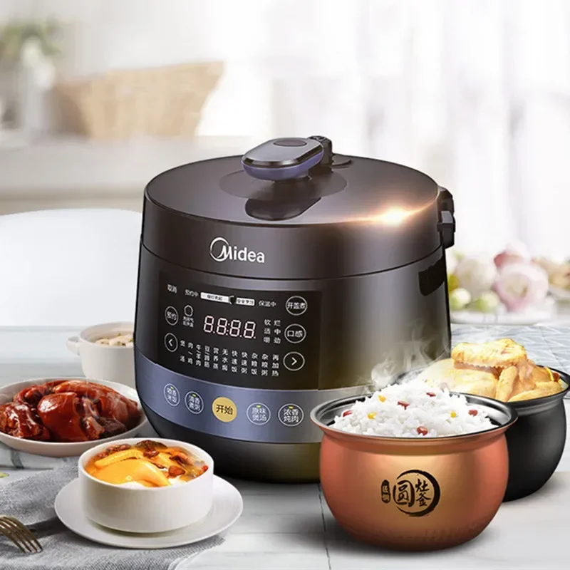 Midea Electric Pressure Cooker Household Double Gallbladder 5L High Pressure Rice Cooker 220V
