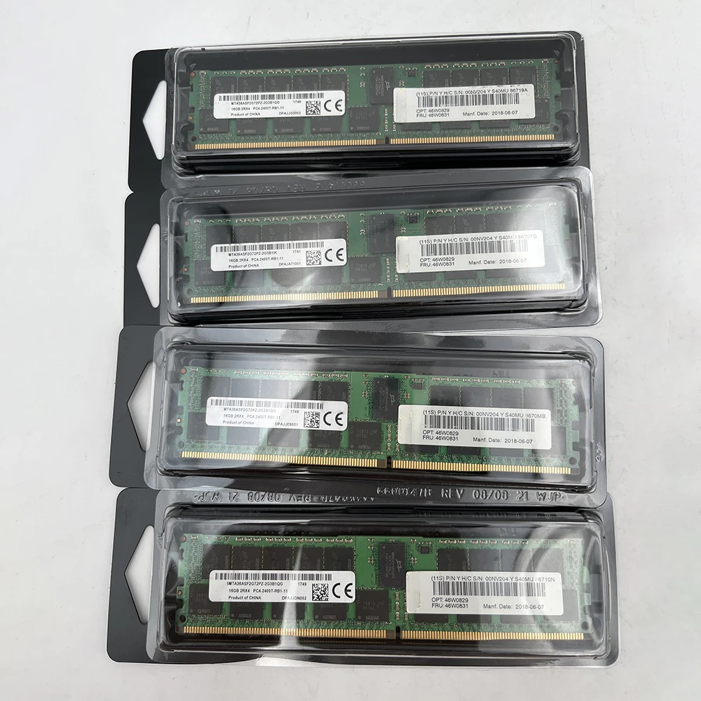 1PCS Server Memory For IBM RAM X3850 X6 M5 X3550M5 X3950X6 46W0829 46W0831 00NV204 16GB DDR4 PC4-2400T-R 19200 2RX4 ECC REG 6 1PCS Server Memory For IBM RAM X3850 X6 M5 X3550M5 X3950X6 46W0829 46W0831 00NV204 16GB DDR4 PC4-2400T-R 19200 2RX4 ECC REG - Image 4
