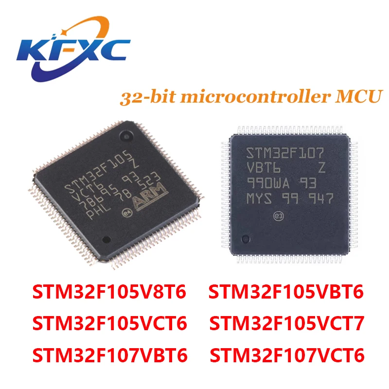 

New STM32F105V8T6 STM32F105VBT6 STM32F105VCT6 STM32F105VCT7 STM32F107VBT6 STM32F107VCT6 STM32F STM IC MCU Chip LQFP-100 in Stock