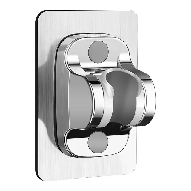 ที่ยึดฝักบัวอเนกประสงค์ 1 ชิ้น กาวเหนียวแน่น กันน้ำ ปรับระดับได้ ฐานรองรับฝักบัวห้องน้ำ 1