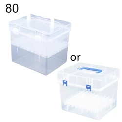 Transparent Marker Pens Storage Box Container Art Craft Tray Office Desk Organizor Home School Students Study Supply