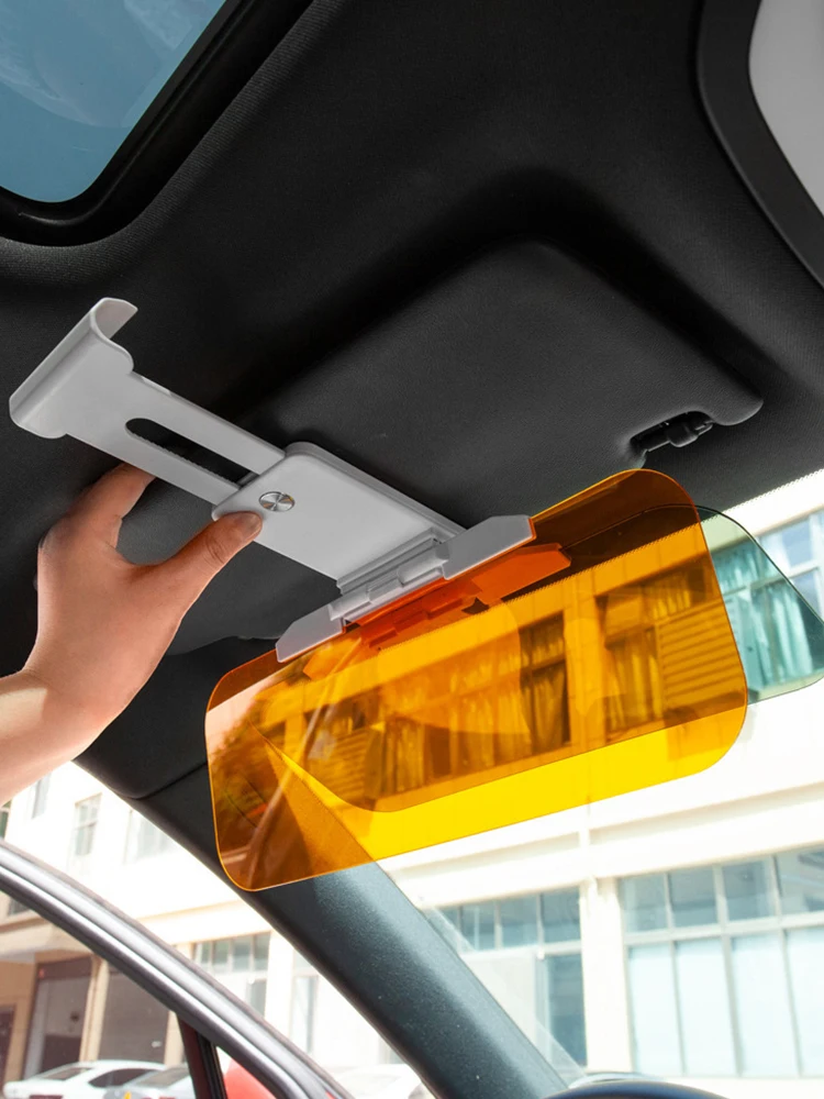 Adjustable Sun Blocker Anti-Dazzle Adjustable Sun Visor Anti-UV Polarized Clear Vision Sun Visor Blocker Car Anti-Glare Sunshade