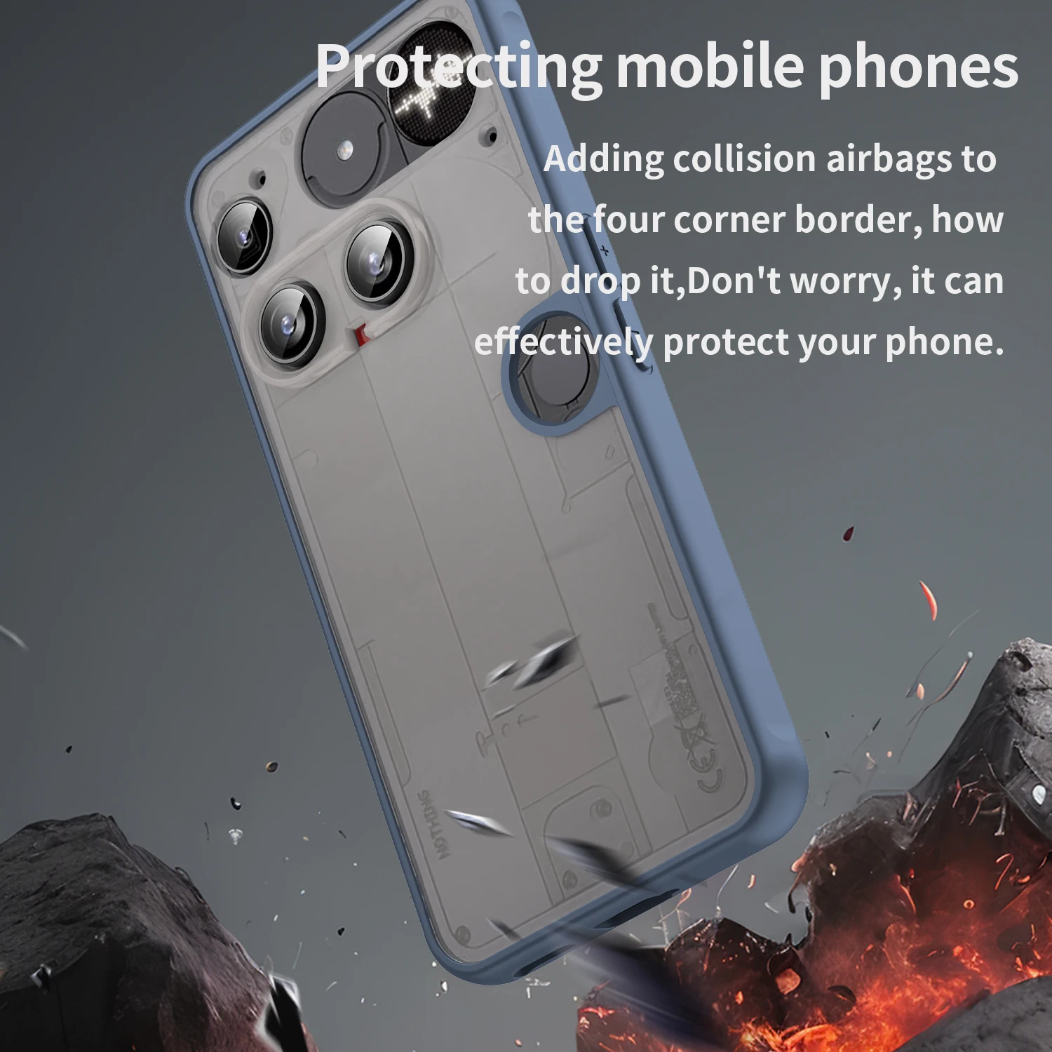 Shockproof Anti-Dust Protective Case with Fall Protection