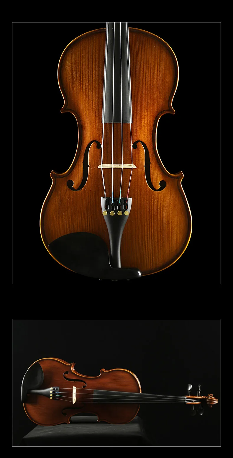 Viola 13"-15"-16.5" Stradivarius 1715 Italian oil-based varnish Viola adult child beginner musical instrumen