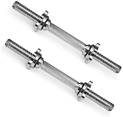 

Threaded Dumbbell Handles/Adjustable Dumbbell Bar Handles - 1 inch Standard Weight Plate - Weightlifting Accessories - Sold in