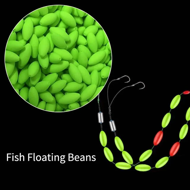 Fish Floating Beans 10/20/50pcs Luminous Sensitive Fishing Beads