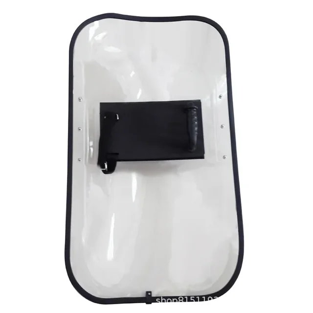 Pc Transparent Shield For Riot Protection French Hand Shield With Edge Square Shield 2