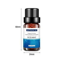 Aromatic Essential Oil Blend - Eucalyptus, Rose, Freesia, Gardenia, Vanilla, Peppermint (10ml) - 10ml (Oceanic)