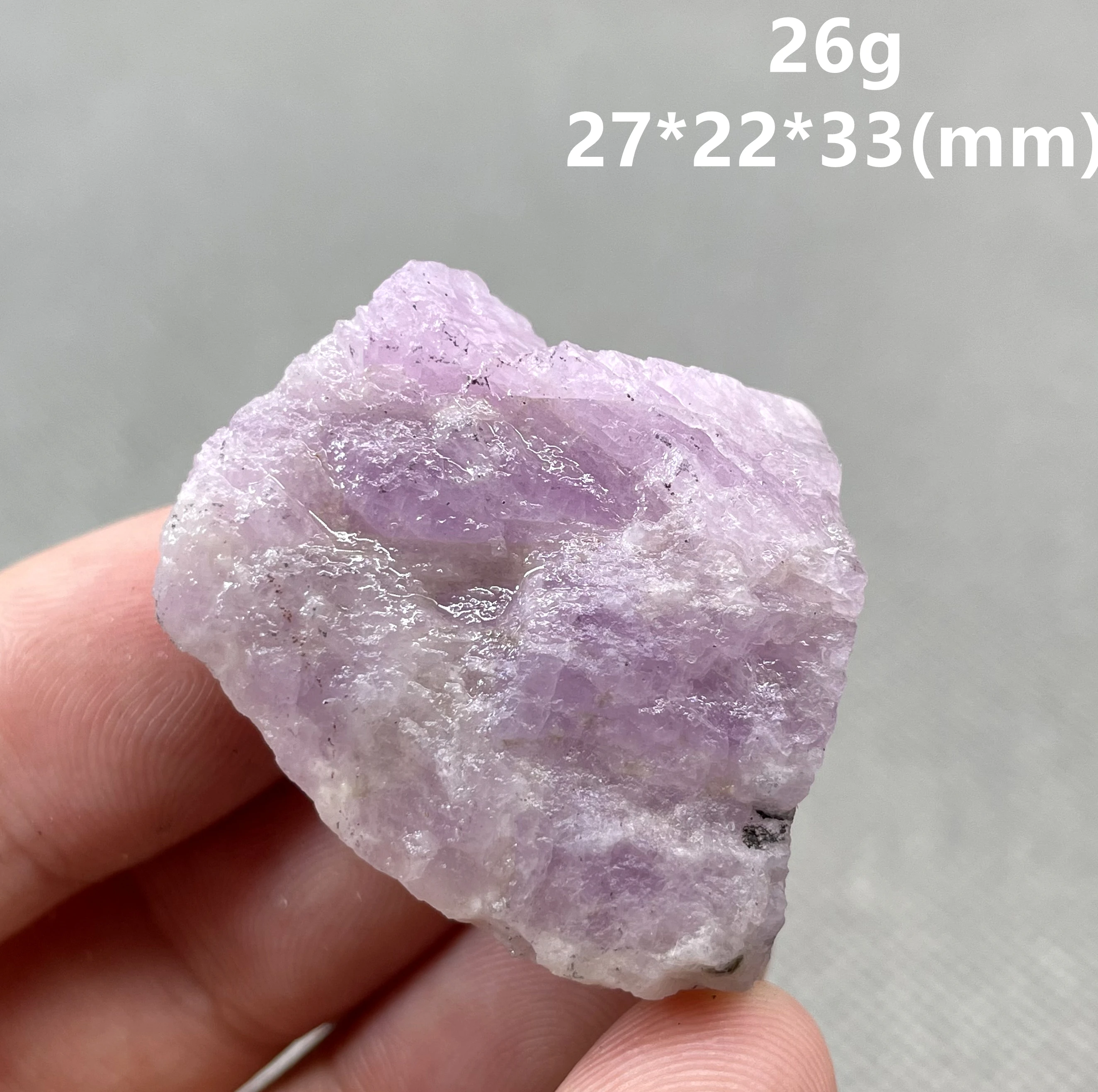 Natural Kunzite Spodumen stone Healing Crystal and Minerals Specimen + healing quartz crystals and stones rock gemstone 3