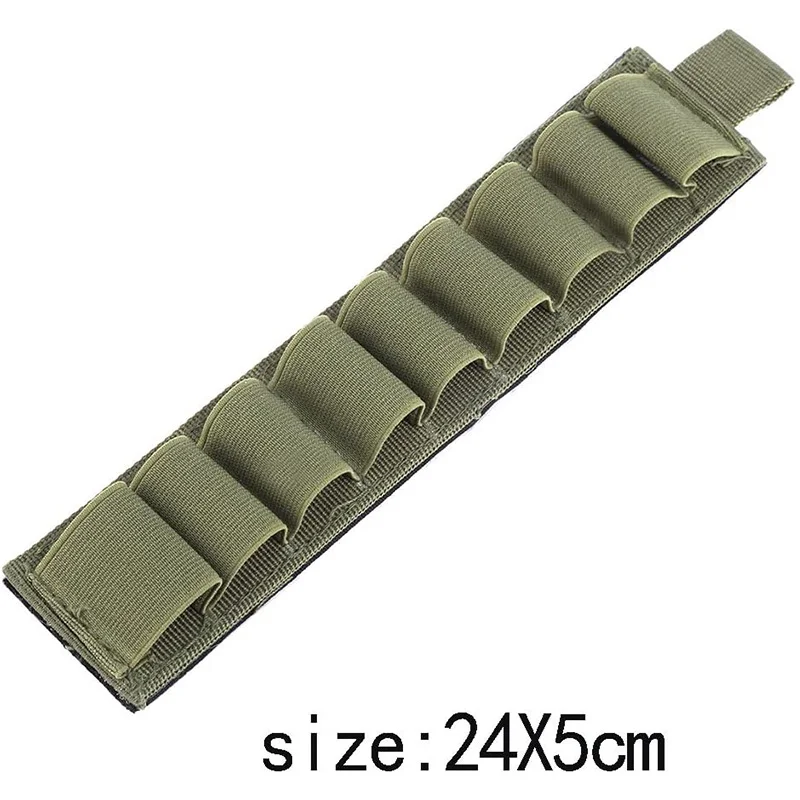 Tactical Shotgun Shell Holder with Magic Hook & Loop Fastening