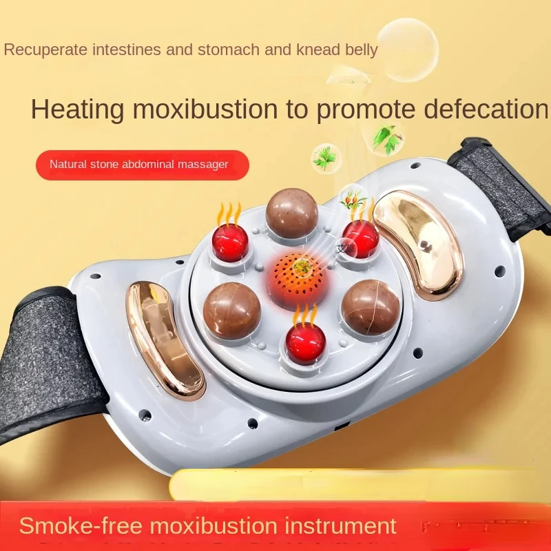 

Abdominal Massager Divine Tool for Kneading Abdomen Fully Automatic Heating Moxibustion Waist Massage Belt Massage