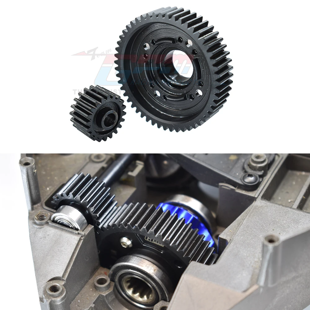 

GPM для Trax 1/6 XRT 1/5 Φ 8S Monster Truck Металлический Стальной дифференциал 51T Выходная передача + 20T Входная передача 7784X + 7785X