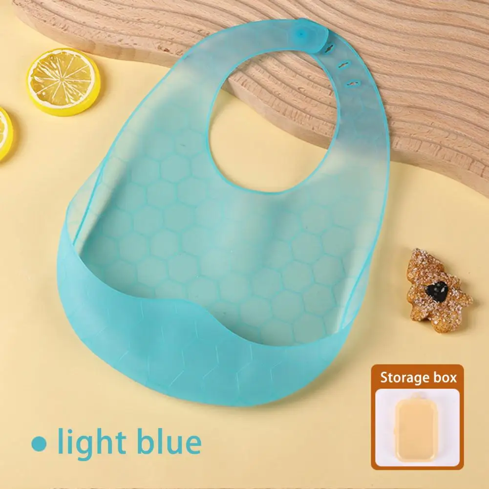 Attractive Baby Bib Tear-resistant Solid Color 3D Design Drool Bib  Lightweight Saliva Towel Restaurant Supply